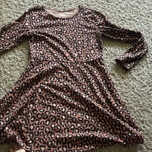 The Children's Place Leopard Print Dress - Brown and Black